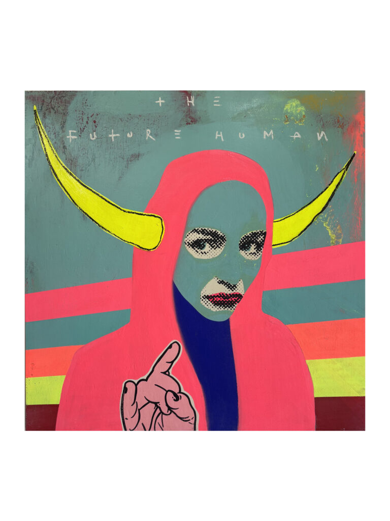 The New Human
Acrylic paint & spray paint o board
80 x 80 cm
$2400.00